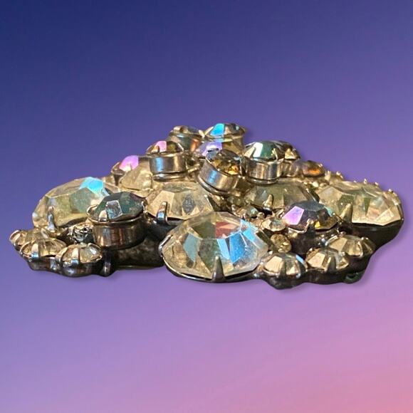 JULIANA, D & E, DELIZZA & ELSTER RHINESTONE BROOCH - Picture 2 of 5